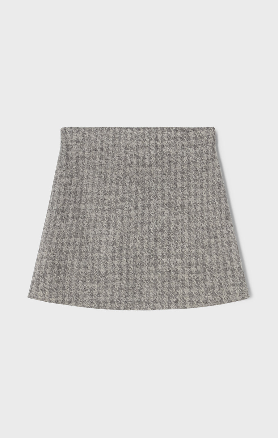 Bessie Dogtooth Skirt Grey Melange