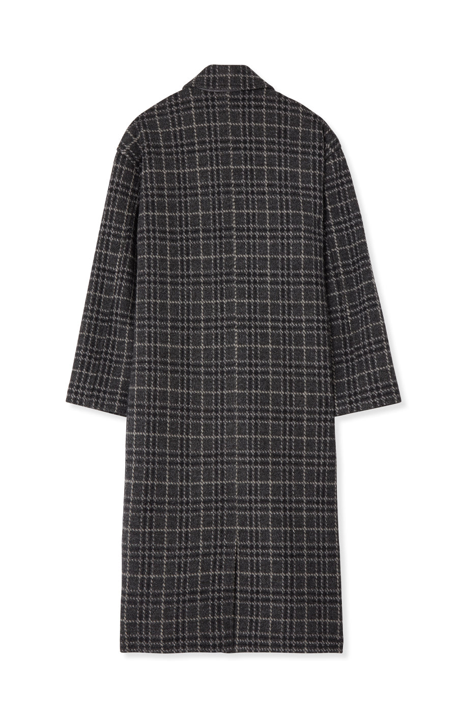 Bibi Coat Grey Melange Check