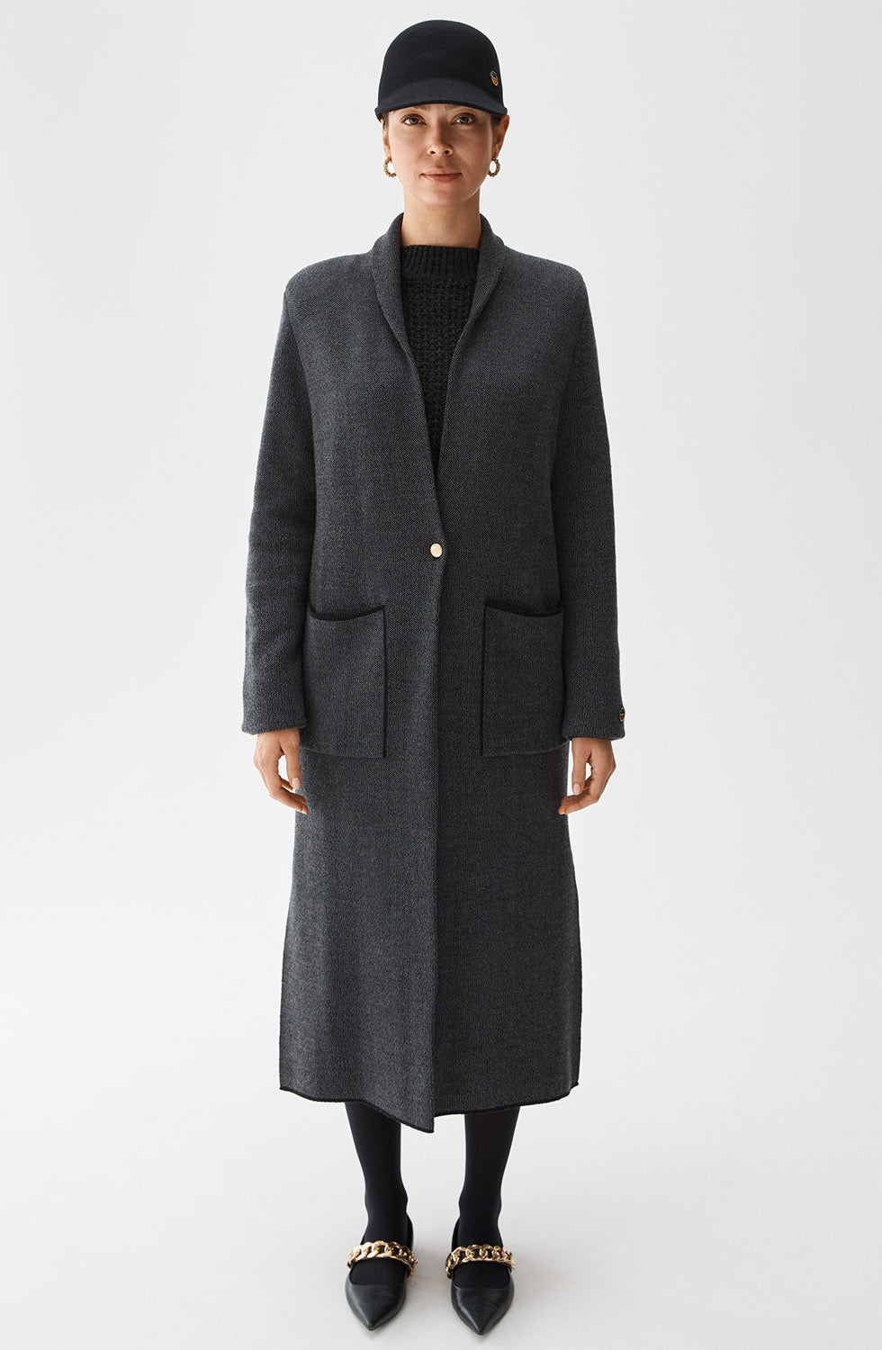 Caurel Bis Coat Black/Antracite