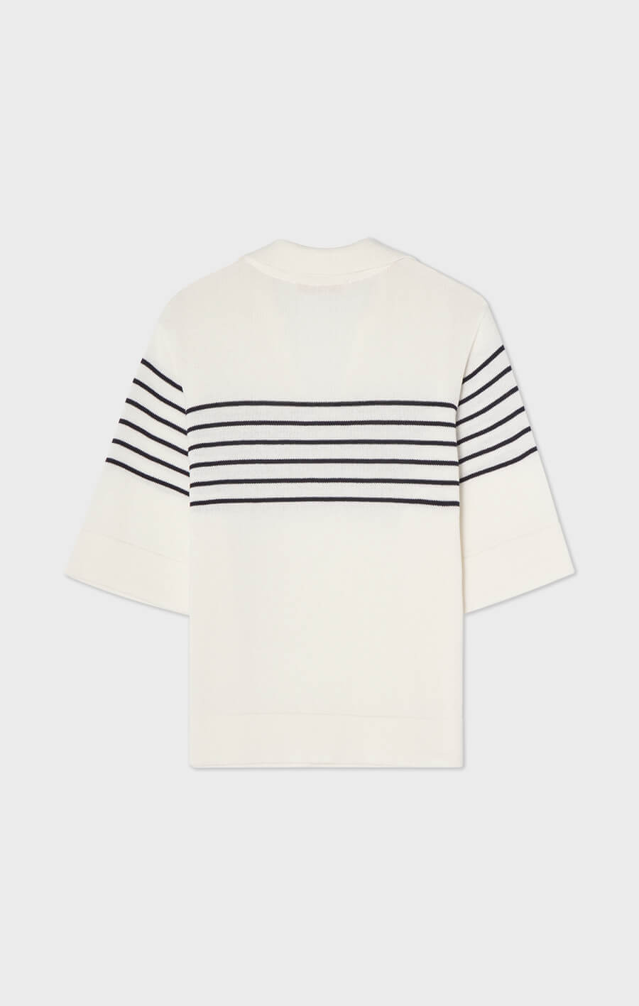 Freja Striped Top Ecru/Marine