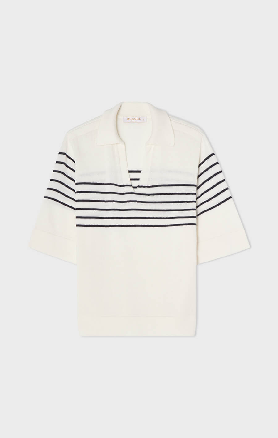 Freja Striped Top Ecru/Marine