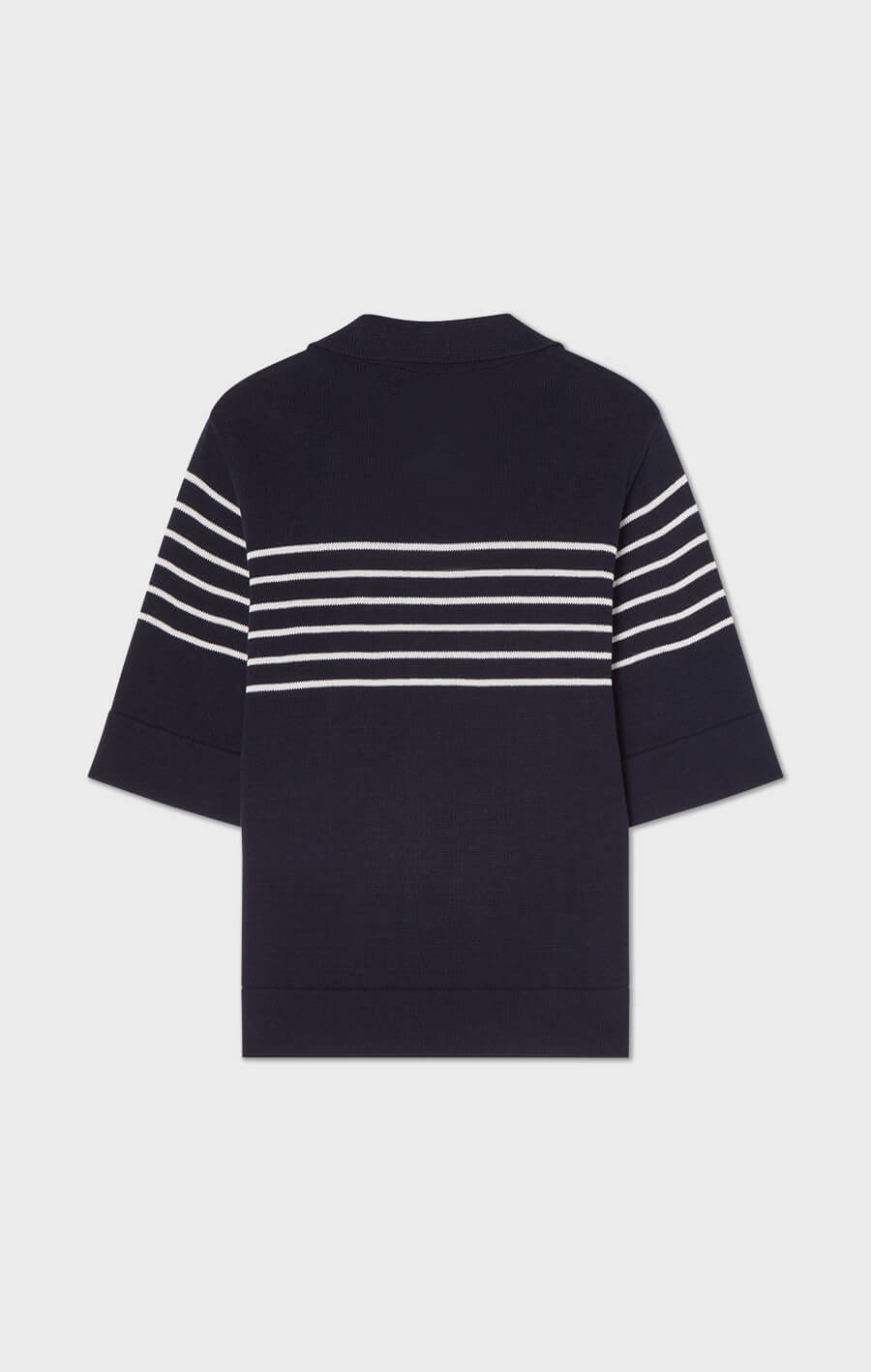 Freja Striped Top Marine/Ecru