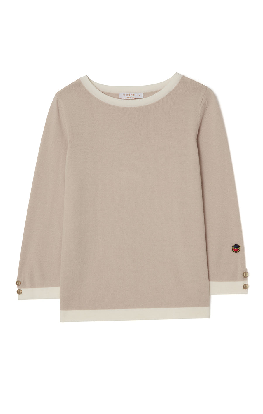 Helen Top Beige/Ecru