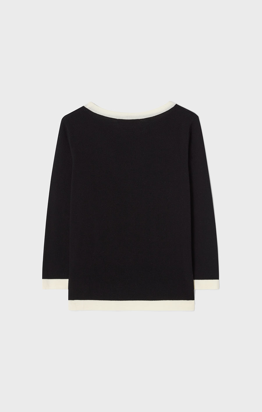 Helen Top Black/Ecru