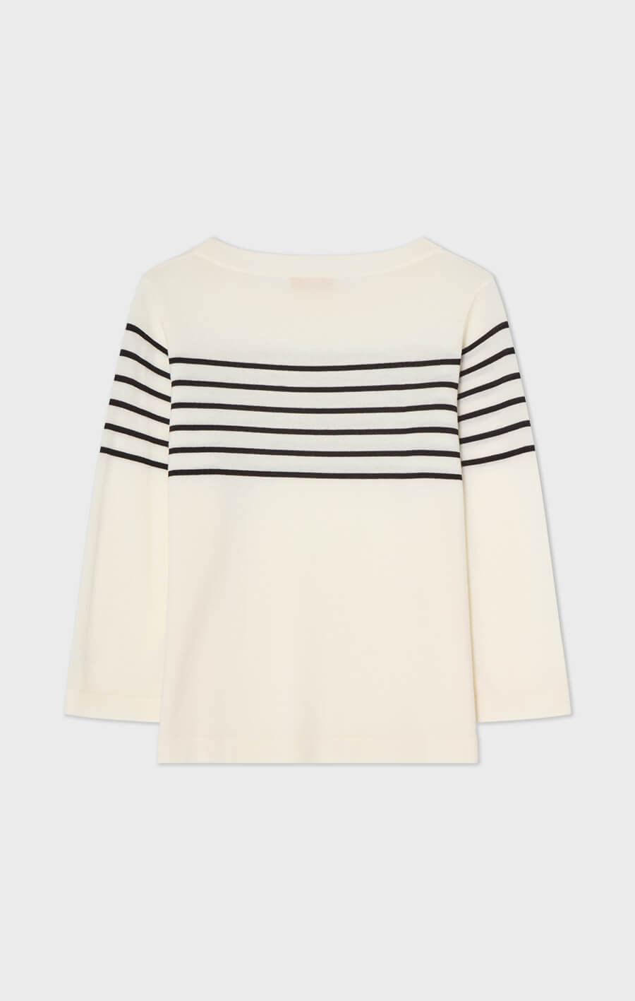 Helen Striped Top Ecru/Black