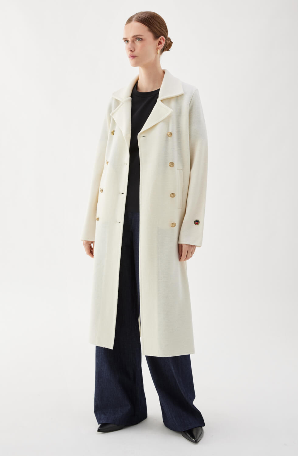 Iris Coat Ecru