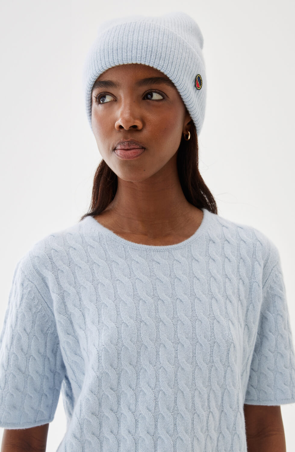 Loria Beanie Ice Blue