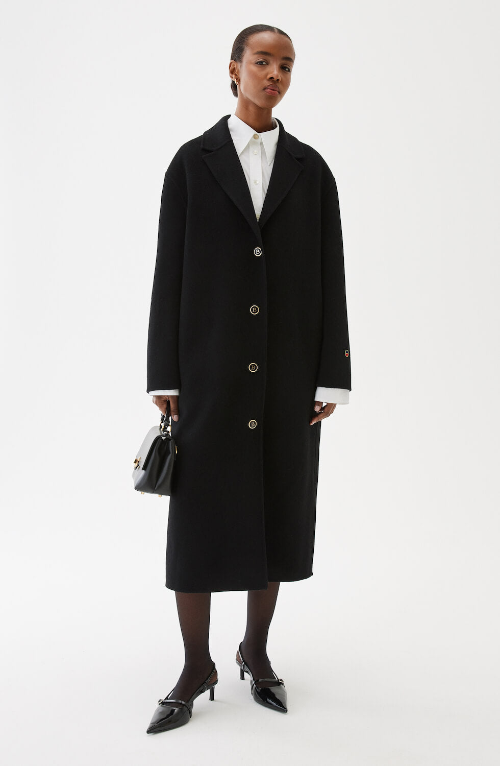 Miracle Double Face Coat Black