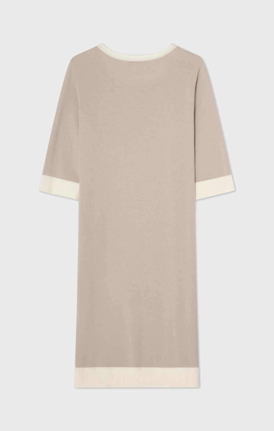 Nour Dress Sand/Ecru