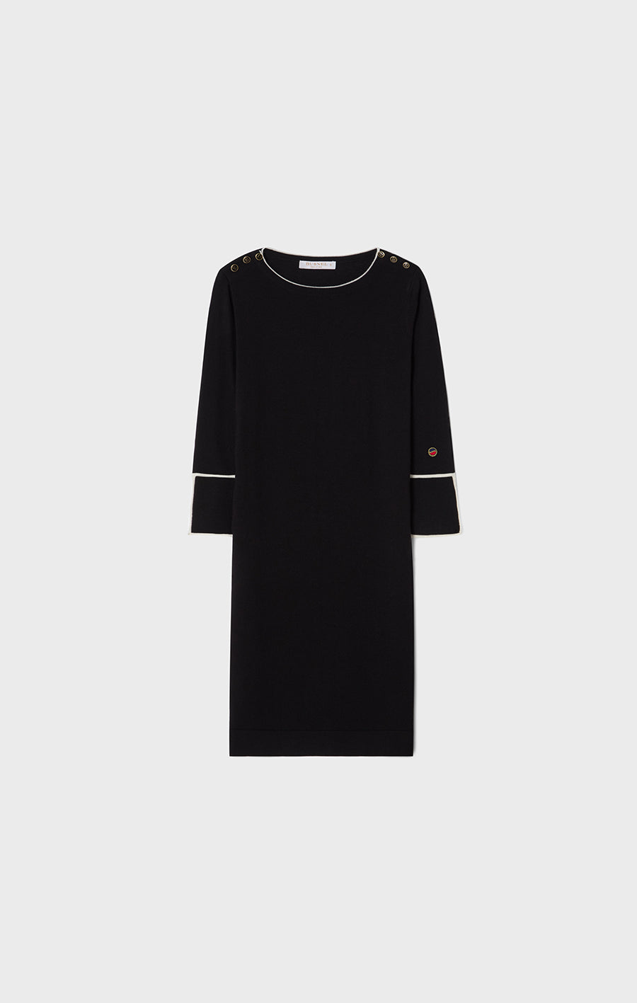 Nera Dress Black/Ecru