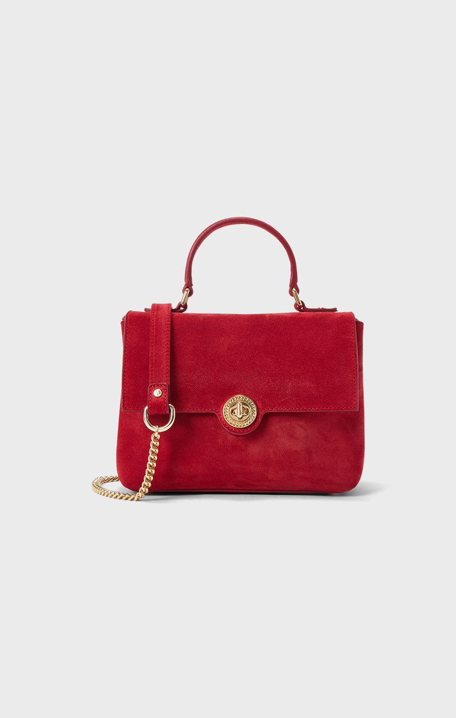 Busnel City Bag Suede Scarlet