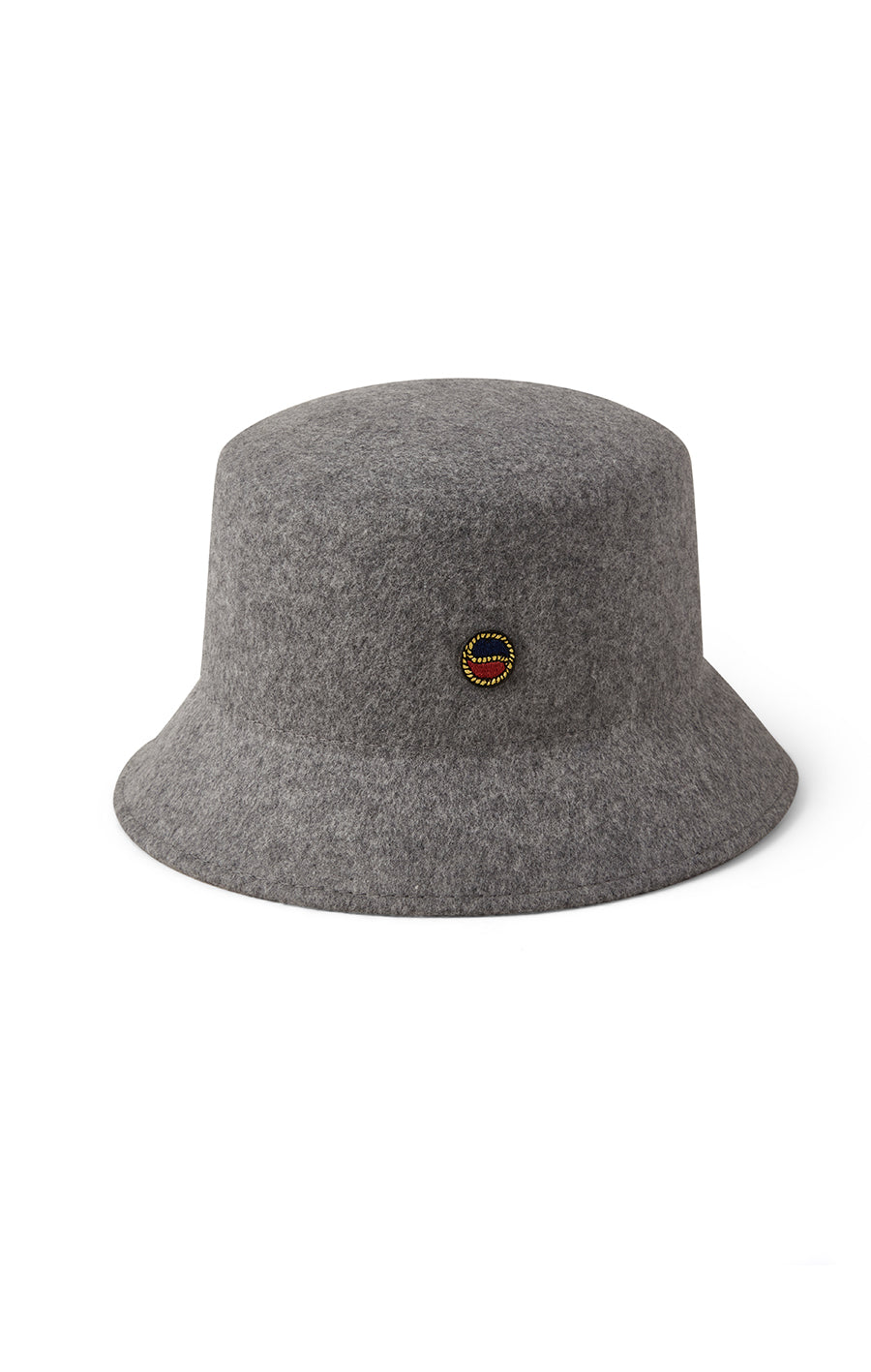 Tina Felted Bucket Hat Grey Melange