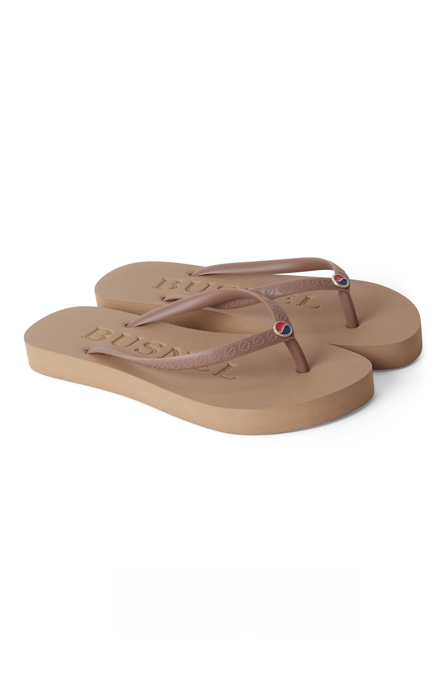 Vivi Flip Flop Tan/Gold