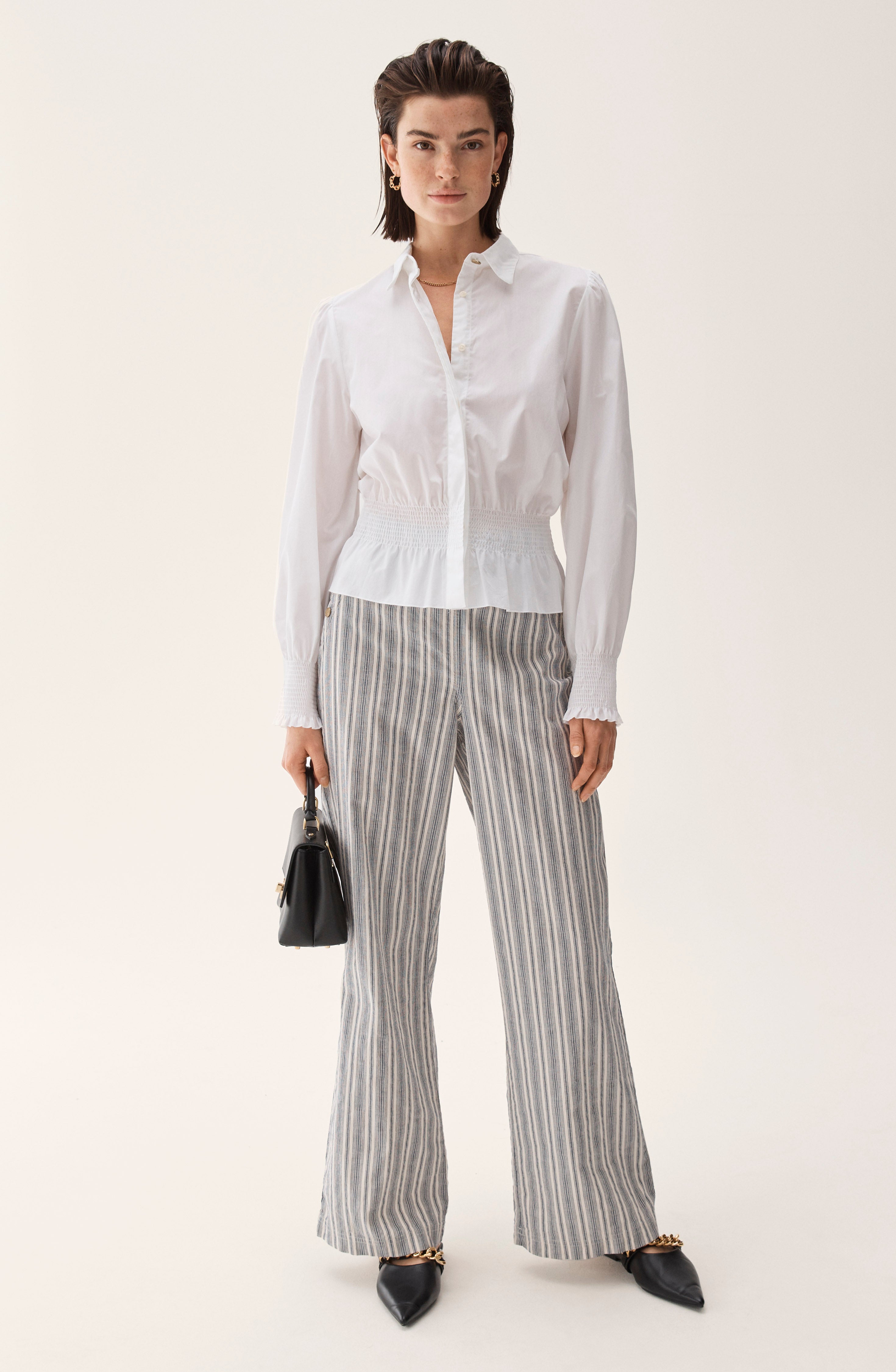 Petunia Trousers Ocean Blue Stripe